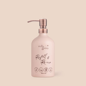 500ml Aluminium Bottle in Blush