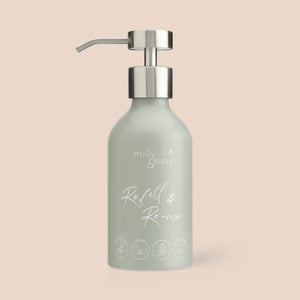 250ml Aluminium bottle in Sage green